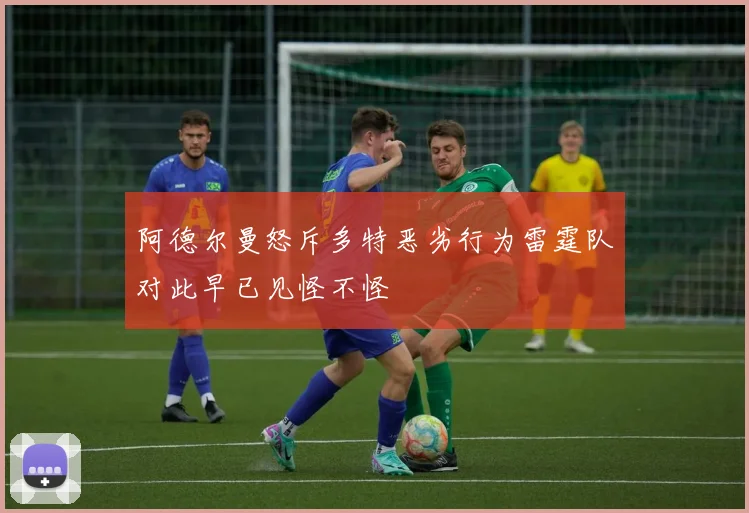阿德尔曼怒斥多特恶劣行为雷霆队对此早已见怪不怪